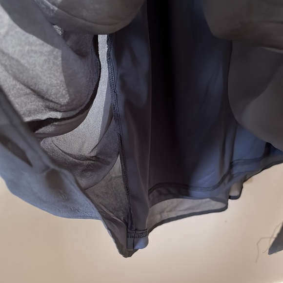 Cat Lady One Shoulder Flower Petals Gray Purple Mini Dress S - Picture 7 of 9